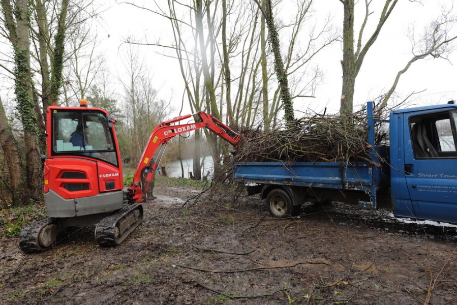 The amount of wood we cleared was exceptional.
