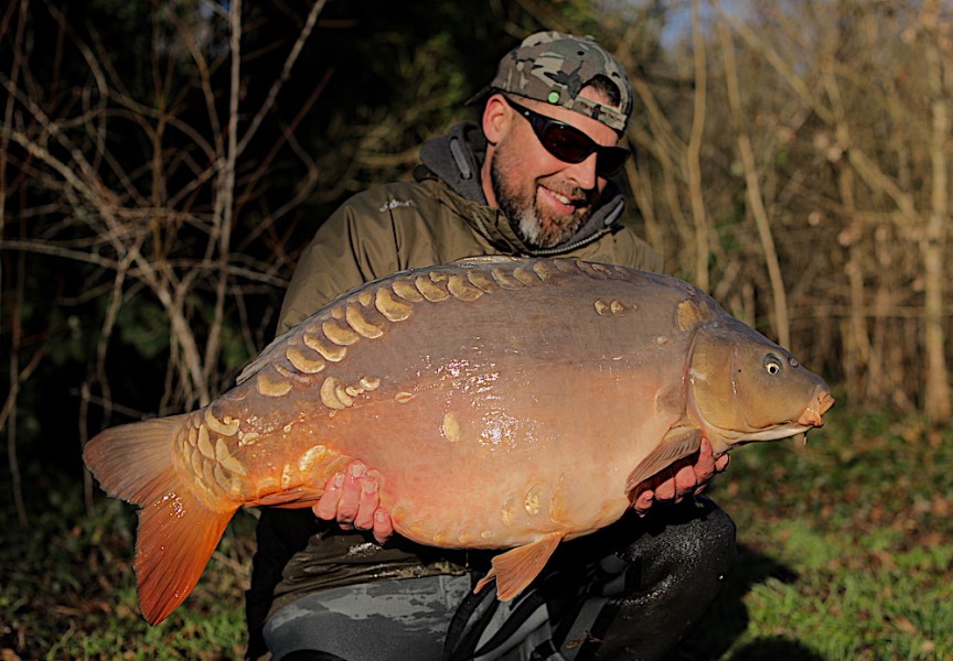Buzz Burrett, 34lb 4oz, Co's Point, 28.12.19