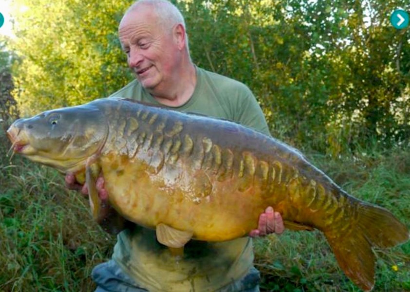 Gary's Dad, Bob Pallen with The Cheese before he passed away