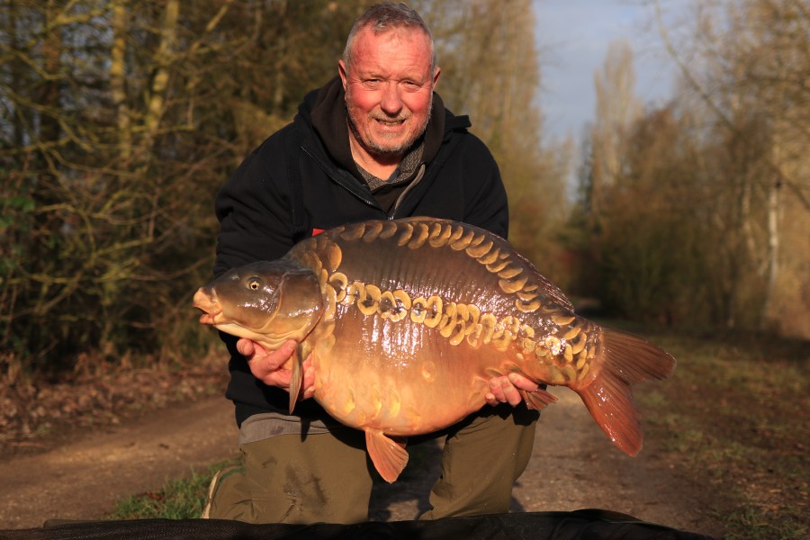 Barry Yeomans, 42lb, Bobs Beach, 01/02/2020