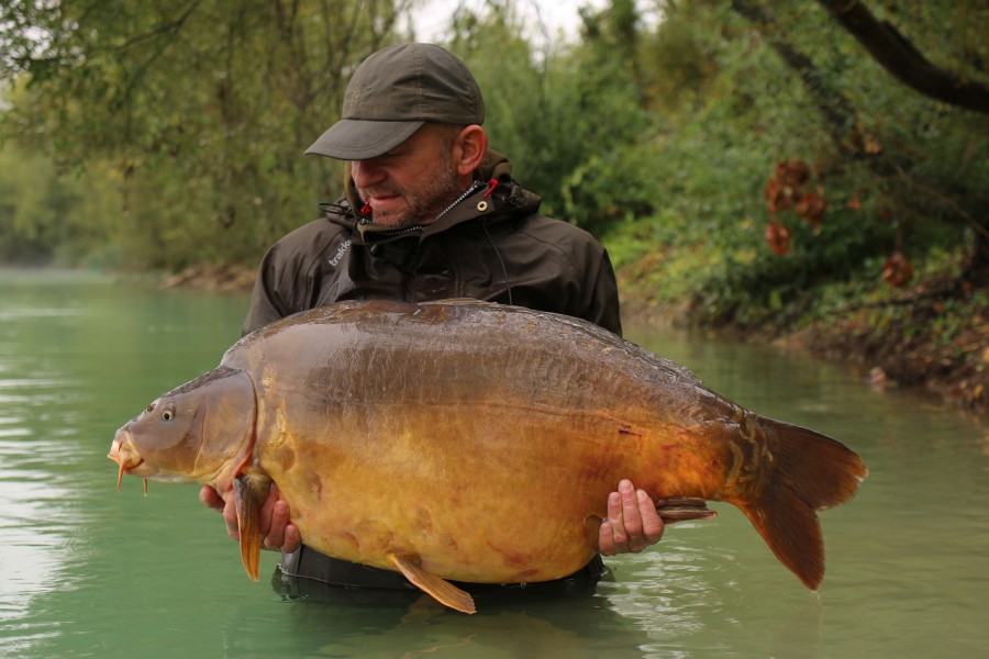 The badger bags a new 50 with "The Bean" at 52lb!!.........