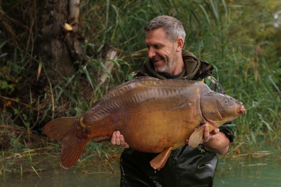 Andy with "Colin" what a stunning fish at 43lb............