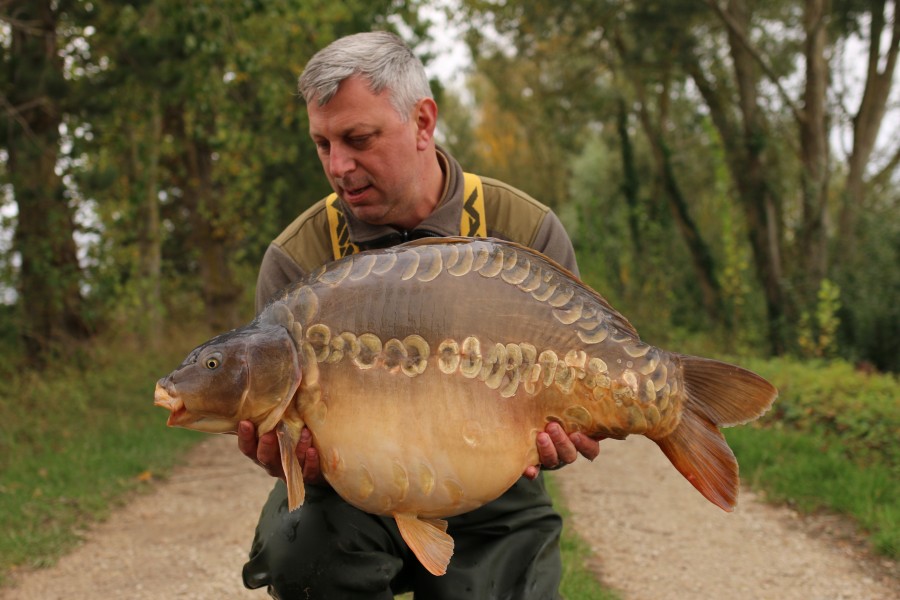 "Pearly Linear" one of the original 2016 stockiest at a new top weight of 45lb well done Jason Foster........