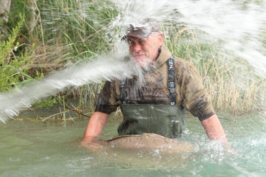 "That one was definitely worth a soaking"