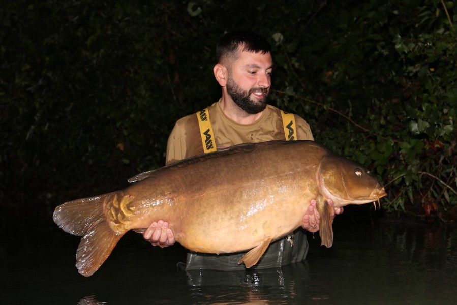 Radu Mitrea with Buttercorn @ 47lb