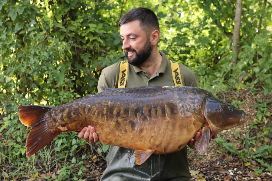 Radu Mitrea with Chopped Dorsal @ 49lb 8oz