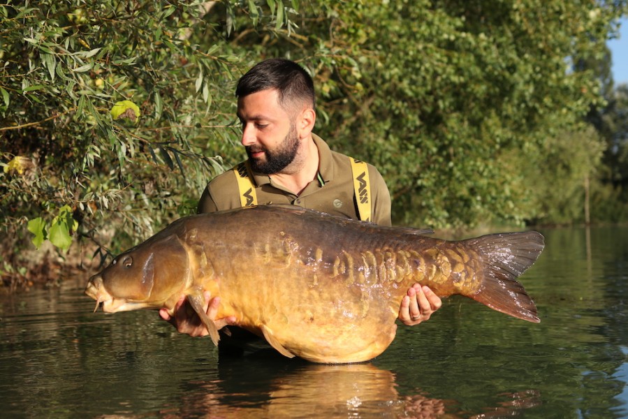 Radu Mitrea with White Lines @ 59lb 4oz