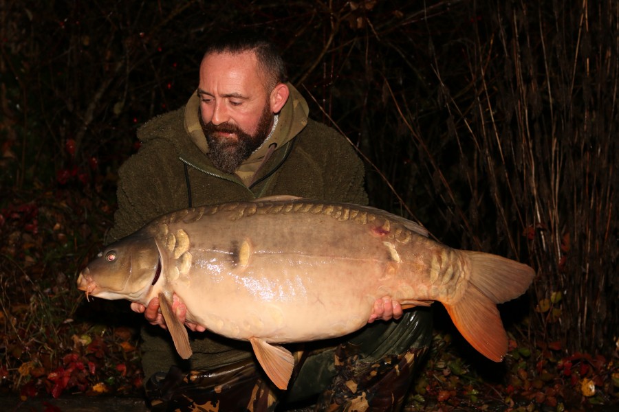 "Half Moonscale" came for a big cuddle with Chris Clarke from Co's Point............