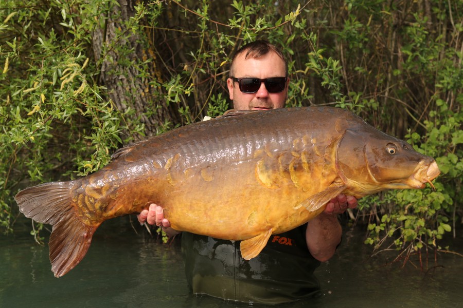 Danial with "Smartie Pants" at 50lb 4oz...