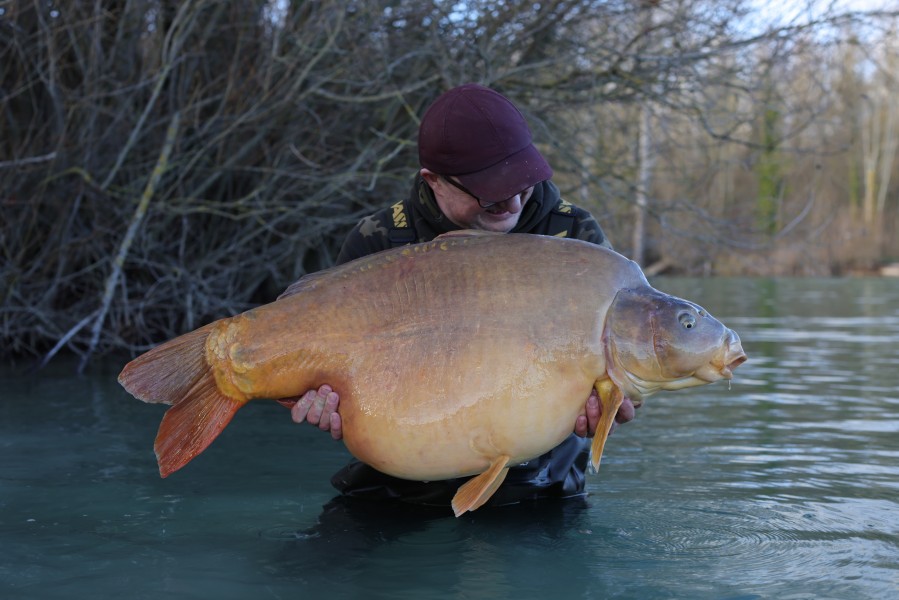 Dan with Baby Brutus at 57lb 11oz