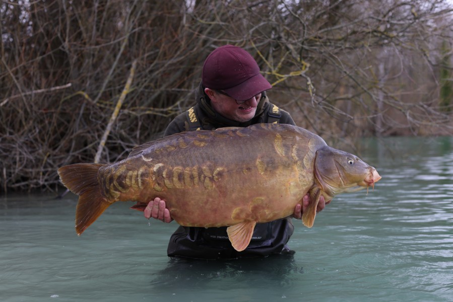 Dan with Humpy at 50lb 6oz