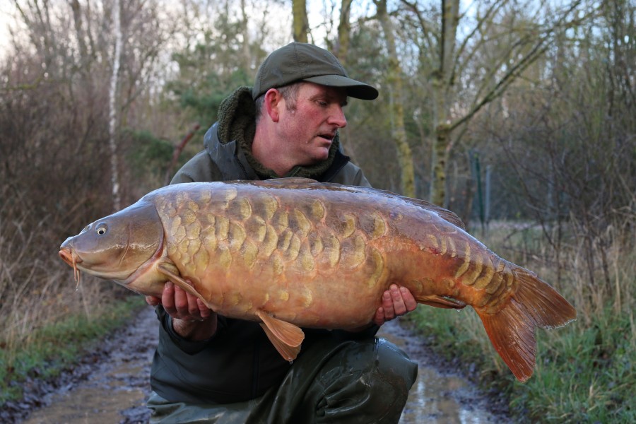 Gareth with the very rare Buzz's Kamo