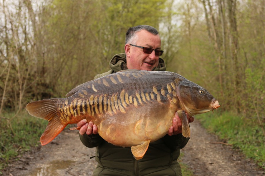 Ian with Squeaky Clean 41lb