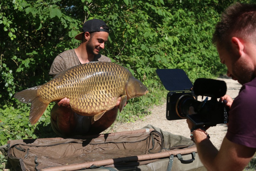 Benny Versemann was here from Germany doing some media work for the guys