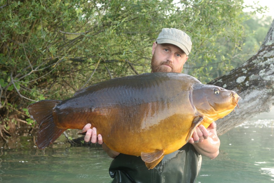 Dave with the Baby Walk at 52lb 4oz