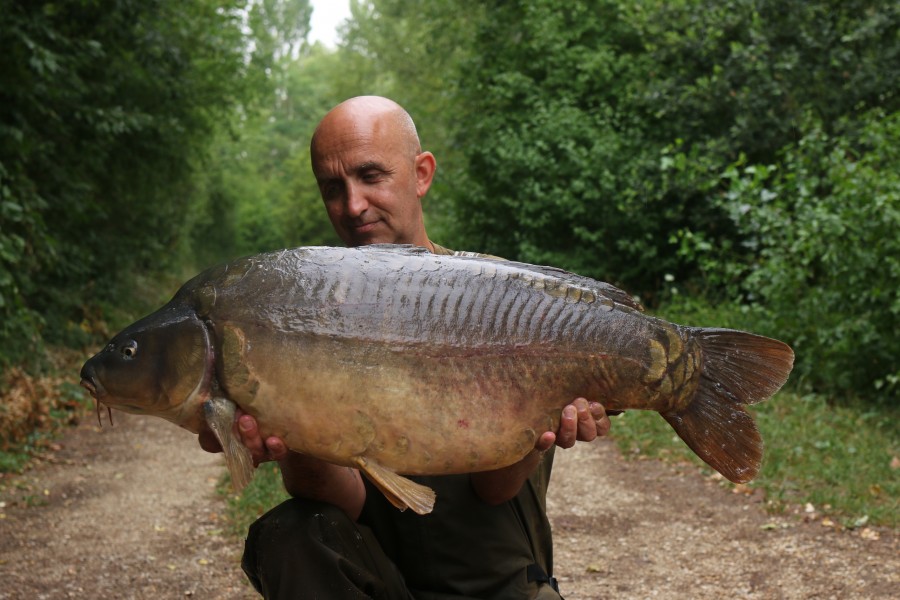 Chris Irving with Jason's 36lb 3oz