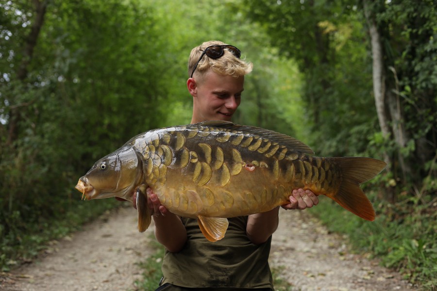 Harry with one of Gigantica's finest stockies