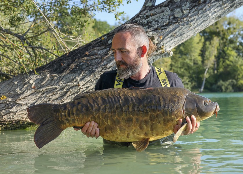 Chris Clarke with Wood Carving 38lb