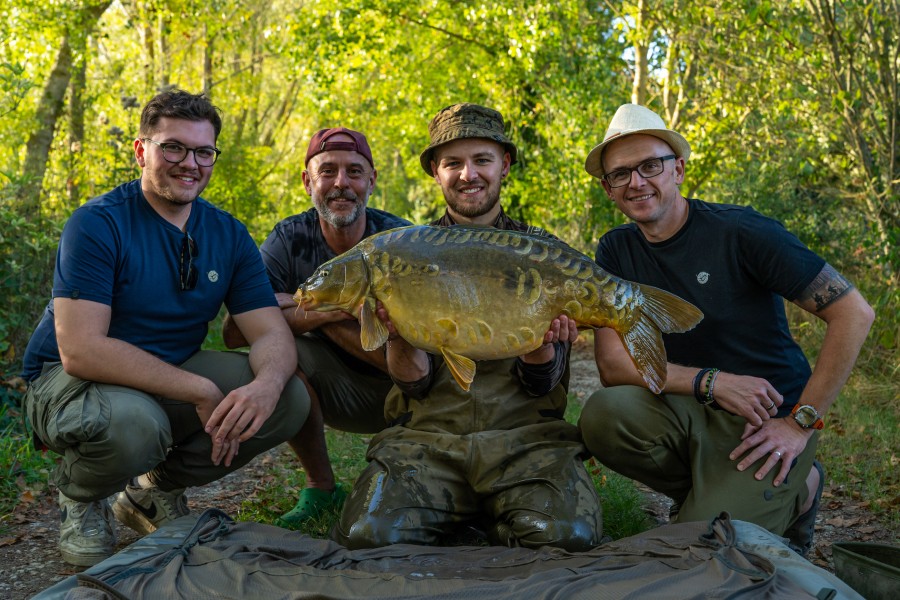Calum Sharpe with one of many fish caught