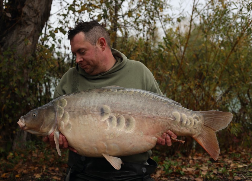 Jayden was the biggest fish for Peter in pole this week at 46lb.