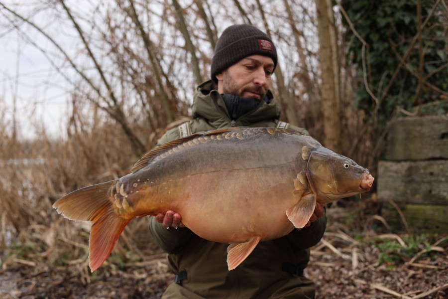 Marcel with his 2nd fish.