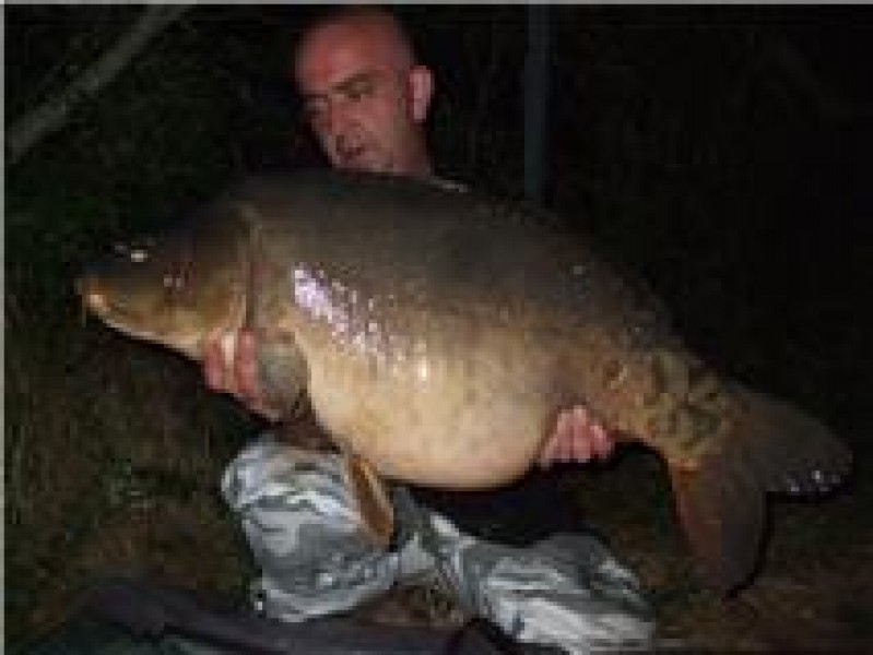 Dodge with his new PB, 39lb.