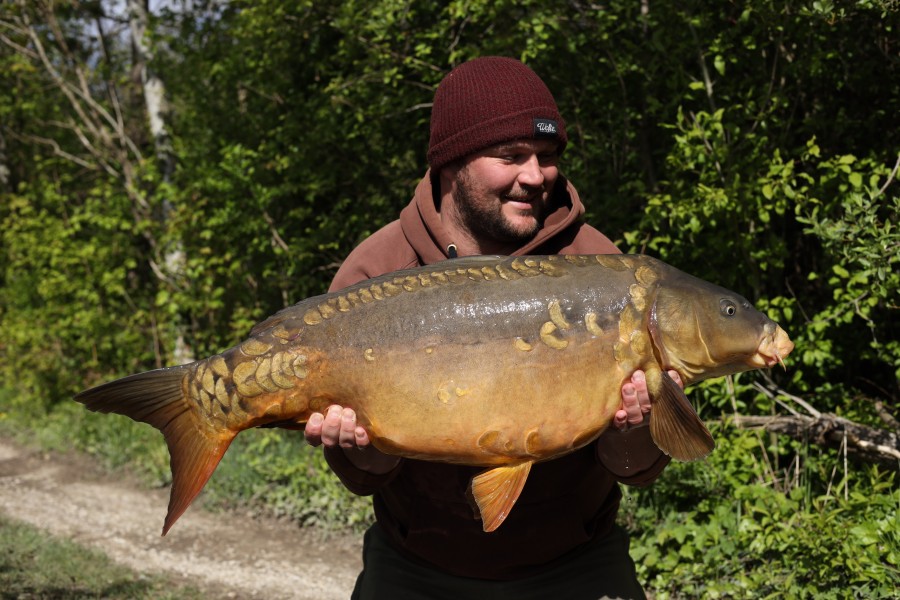 Dan with His 36lb Mirror