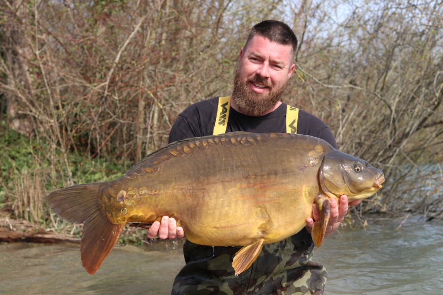 Brad Evans-Heart with 'The Brown Fish'