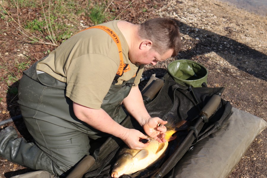 James using carp care