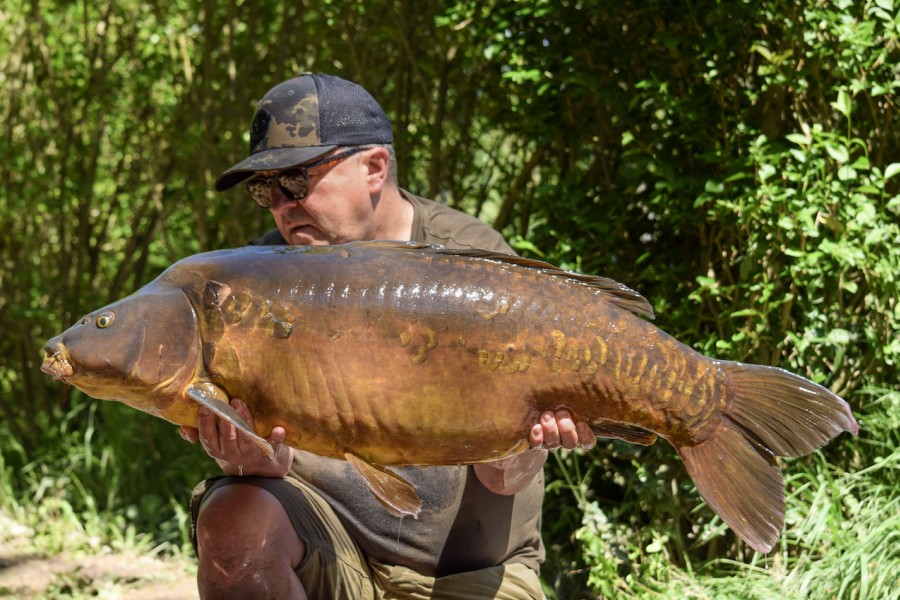 The Leney at 43lb for Harvey in Tree Line