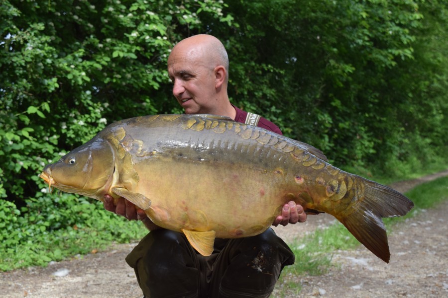 Percy, 44lb 9oz from Bob's Beach