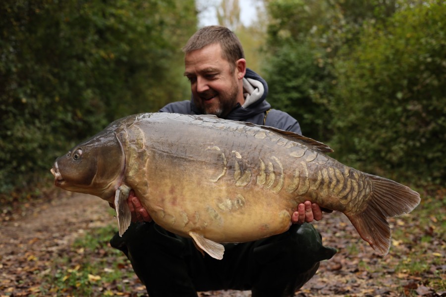 Last minute action in Bob's Beach for Lee, Mr Chow 49lb 4oz