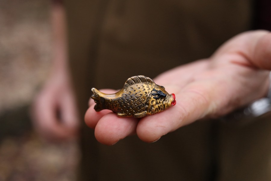 Bill's prize, the 'Sexy Fish Award'