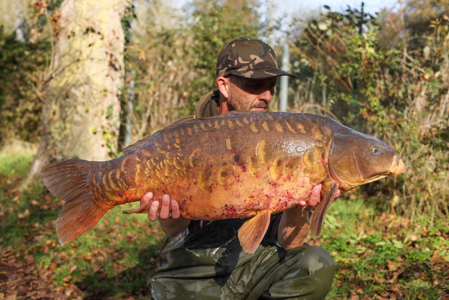 Tosh's 34lb 8oz, one of our originals