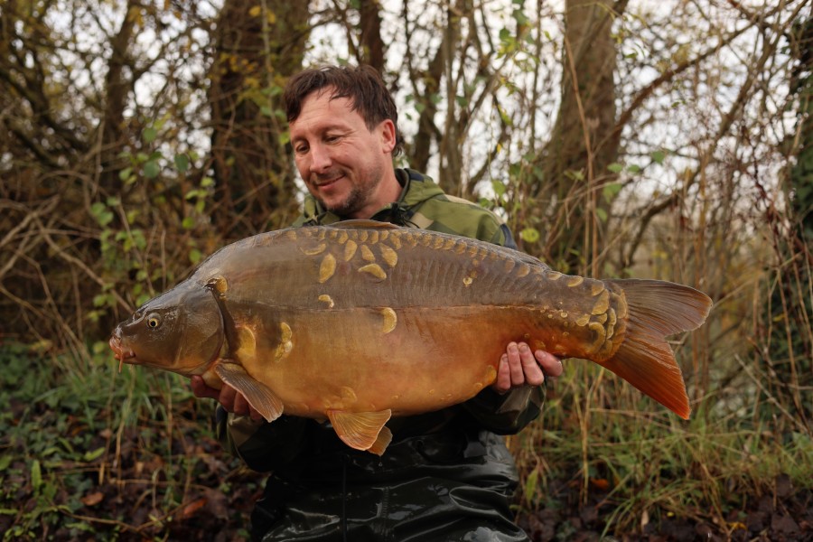Lee with Moby Dick