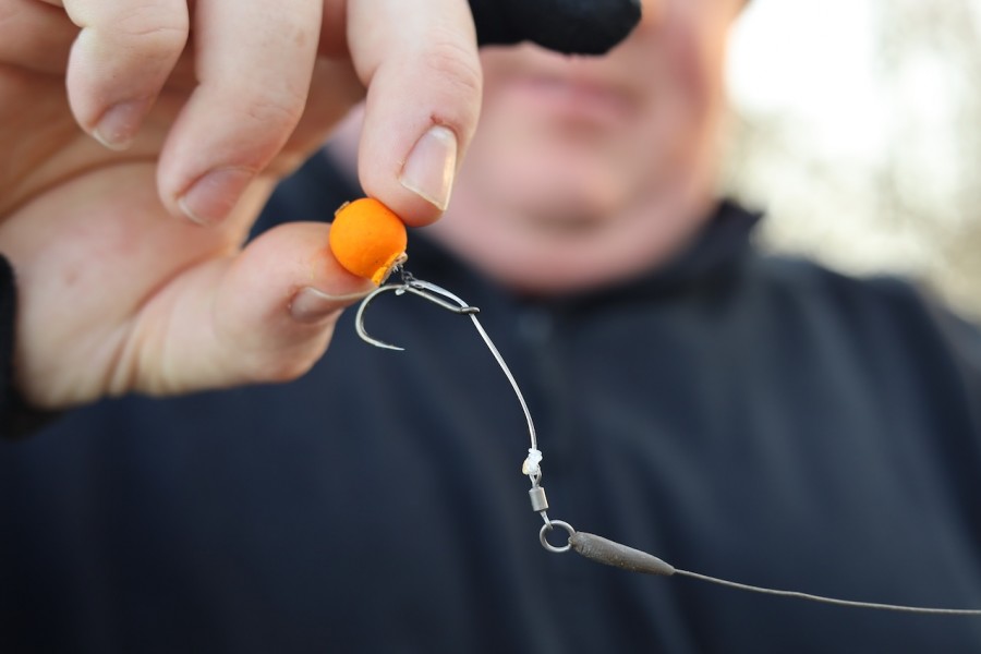 Hinge rigs and Garlic Goo pop-ups for Jack