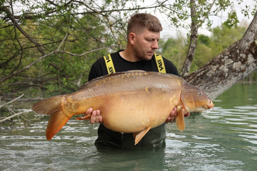 Aaron with Ridgeback