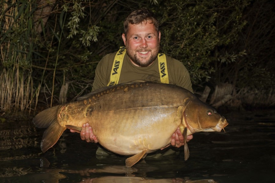 Fluey 50lb 4oz for Jack fishing from Alamo