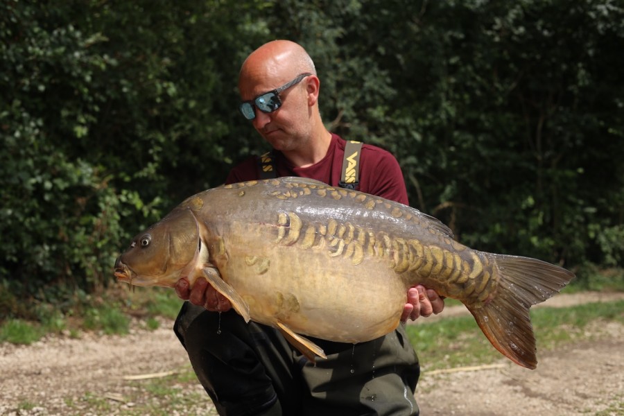 Double Jabba, and almost a double take, for Chris 35lb 8oz