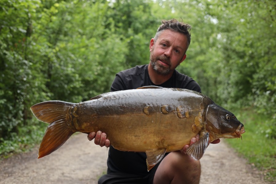 Andy with Flecktarn at 29lb 4oz from Baxter's Hole