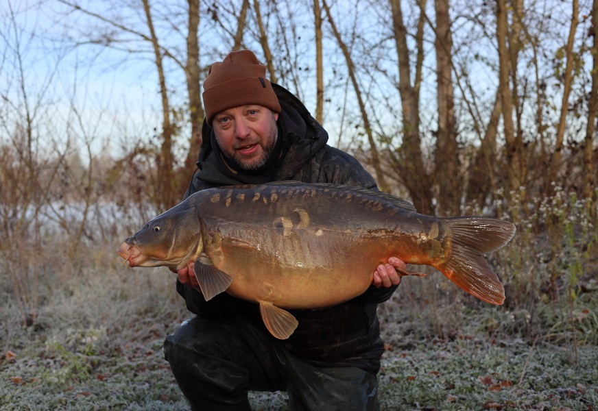 Jim with Papa Ghanoush at 30lb 8oz