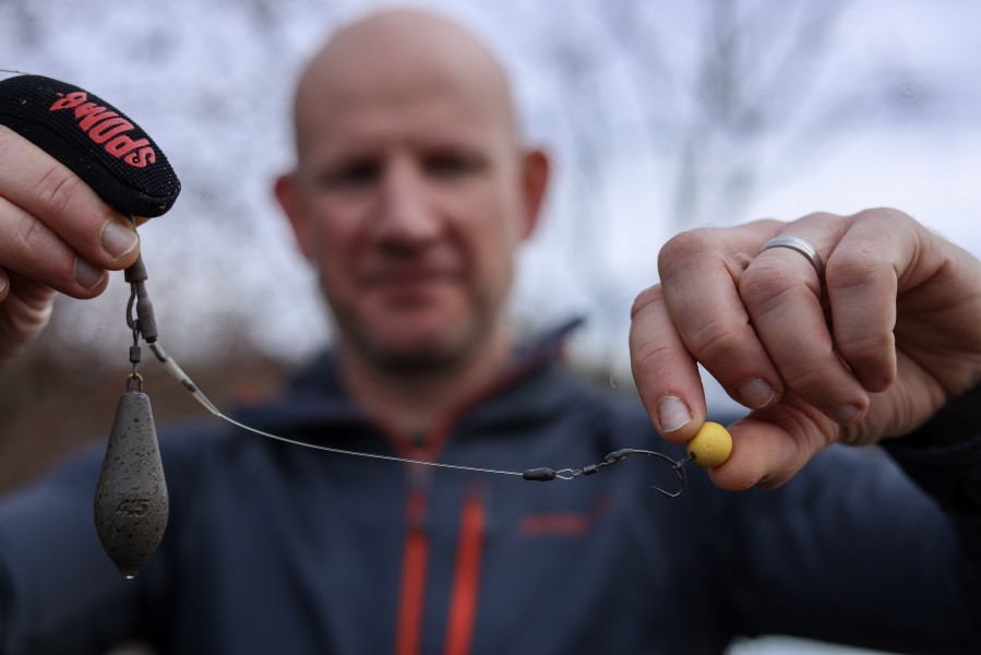Jez's spinner rig set up and hook bait of choice