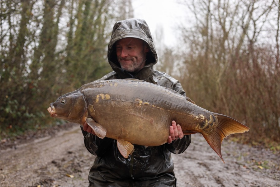 Pumped weighed 32lb for Darrell