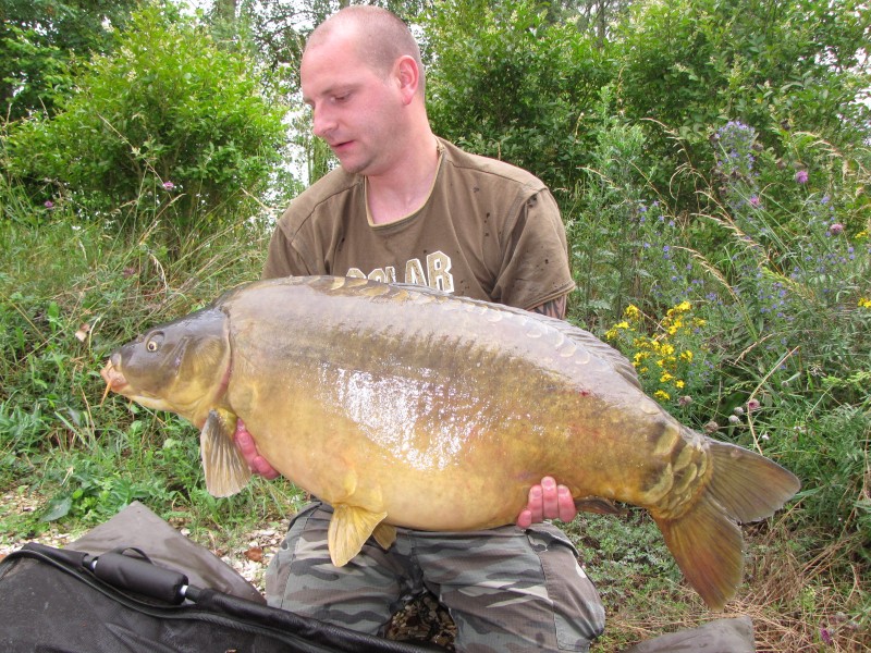 Nick with his new PB, 'Danish Bacon' @ 44+