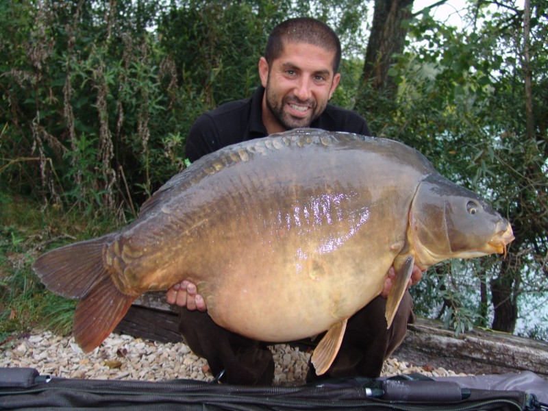 Ali with The 43' first time over 50lb in September 2011